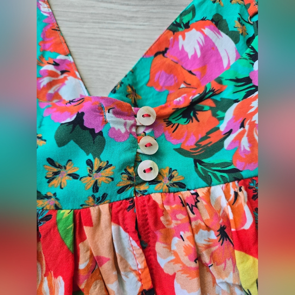 Floral Ruffle Dress - Picture 3 of 5